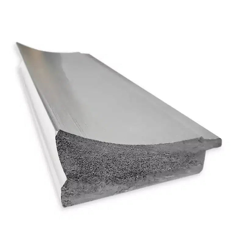 Specchio da parete per bagno Flair non smussato 40" x 28" nichel lucido - : Viti di montaggio incluse