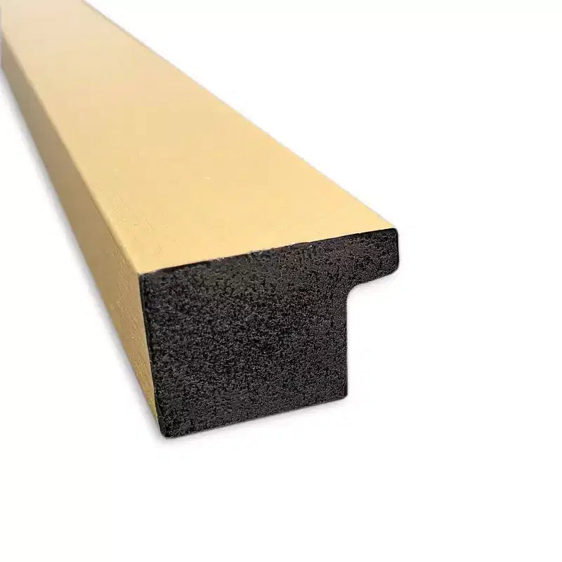 38" x 26" Specchio da Parete Stretto Grace Non Smussato Oro Spazzolato - : Rettangolare, Montaggio a Parete, Cornice in Polistirene
