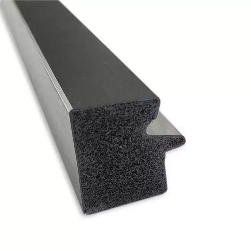 Specchio da parete sottile Eva nero/argento 71 x 71 cm senza smussatura - : cornice quadrata moderna in polistirene, montaggio a parete