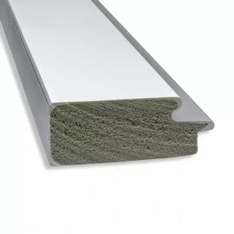 Specchio da parete per bagno in Eva, non smussato, 60 x 75 cm, bianco - : Rettangolare, Cornice in polistirene, Montaggio a parete