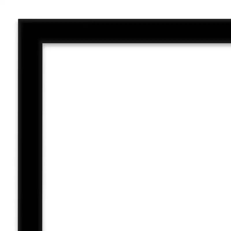 Specchio da parete per bagno Jet Black, 30" x 24", senza smusso - : Rettangolare moderno, montaggio a parete, hardware incluso