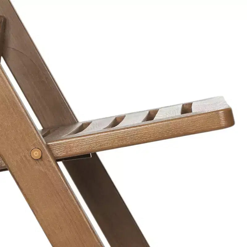 Sedia pieghevole in resina serie HERCULES, capacità 360 kg, con seduta a doghe