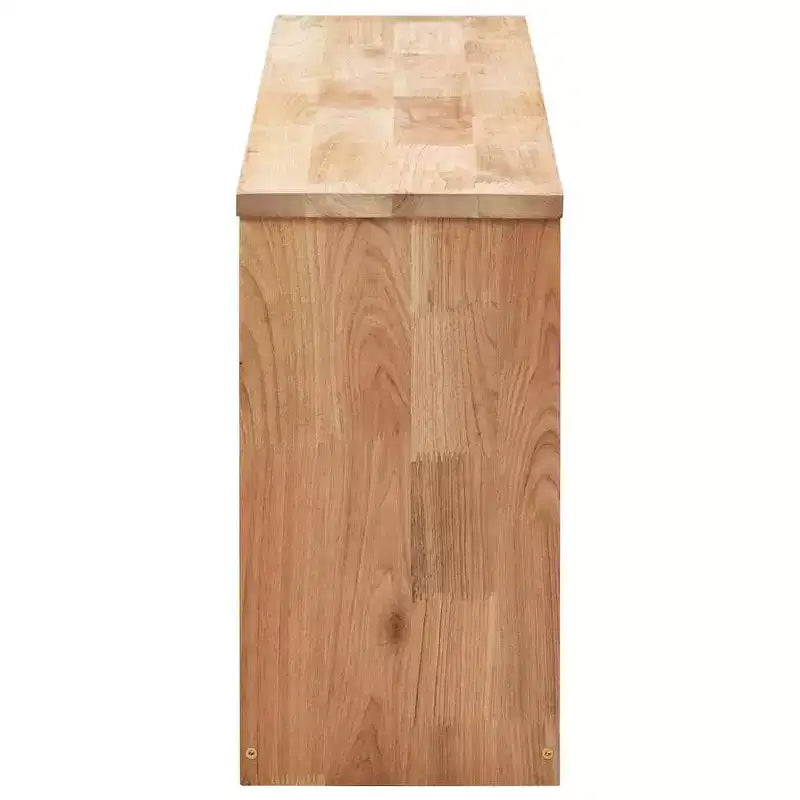 Organizer Scarpe in Legno Massello di Noce Naturale, Media Capienza